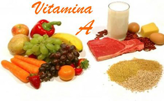 Vitamina A, alimentos que la contienen