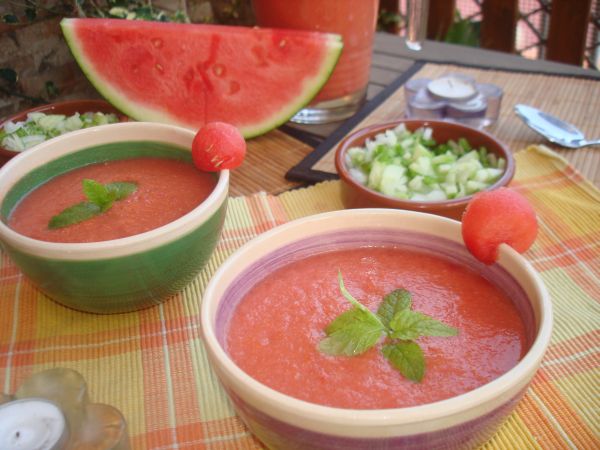 Cómo se prepara el Gazpacho de sandia